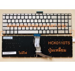 HP Compaq Keyboard คีย์บอร์ด 15-AB 15-AK 15-BS 15-AU 15-CB 15-BS 15-CD 15-CS 15-CC SERIES ภาษาไทย อังกฤษ (ปุ่ม CTRL กับ Enter มุมเหลี่ยม)   ไม่มีไฟ  